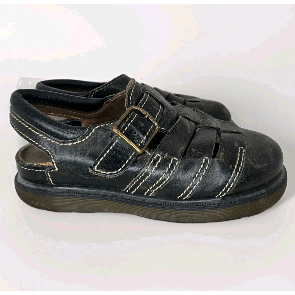 Vintage Dr Martens Fisherman Sandals UK 7 US Mens 8 Womens 9.5 Made In England - Picture 1 of 10